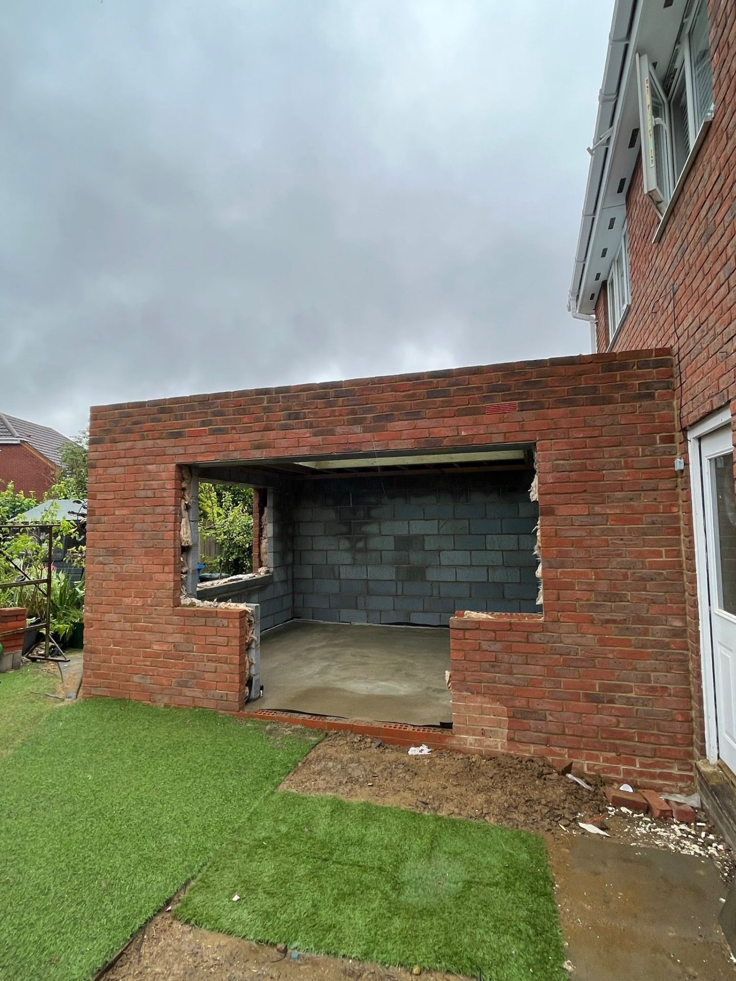 Extension & Wall Build — 02