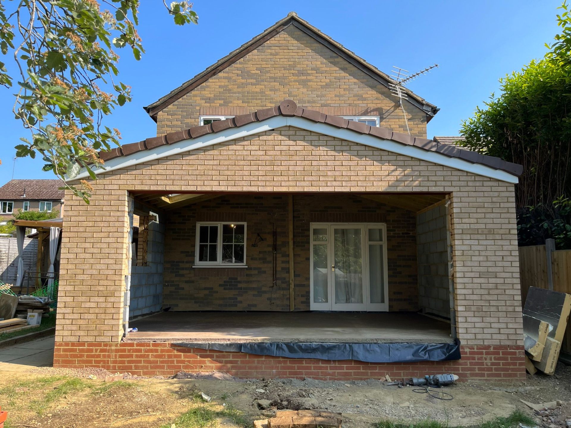 Extension & Wall Build — 03