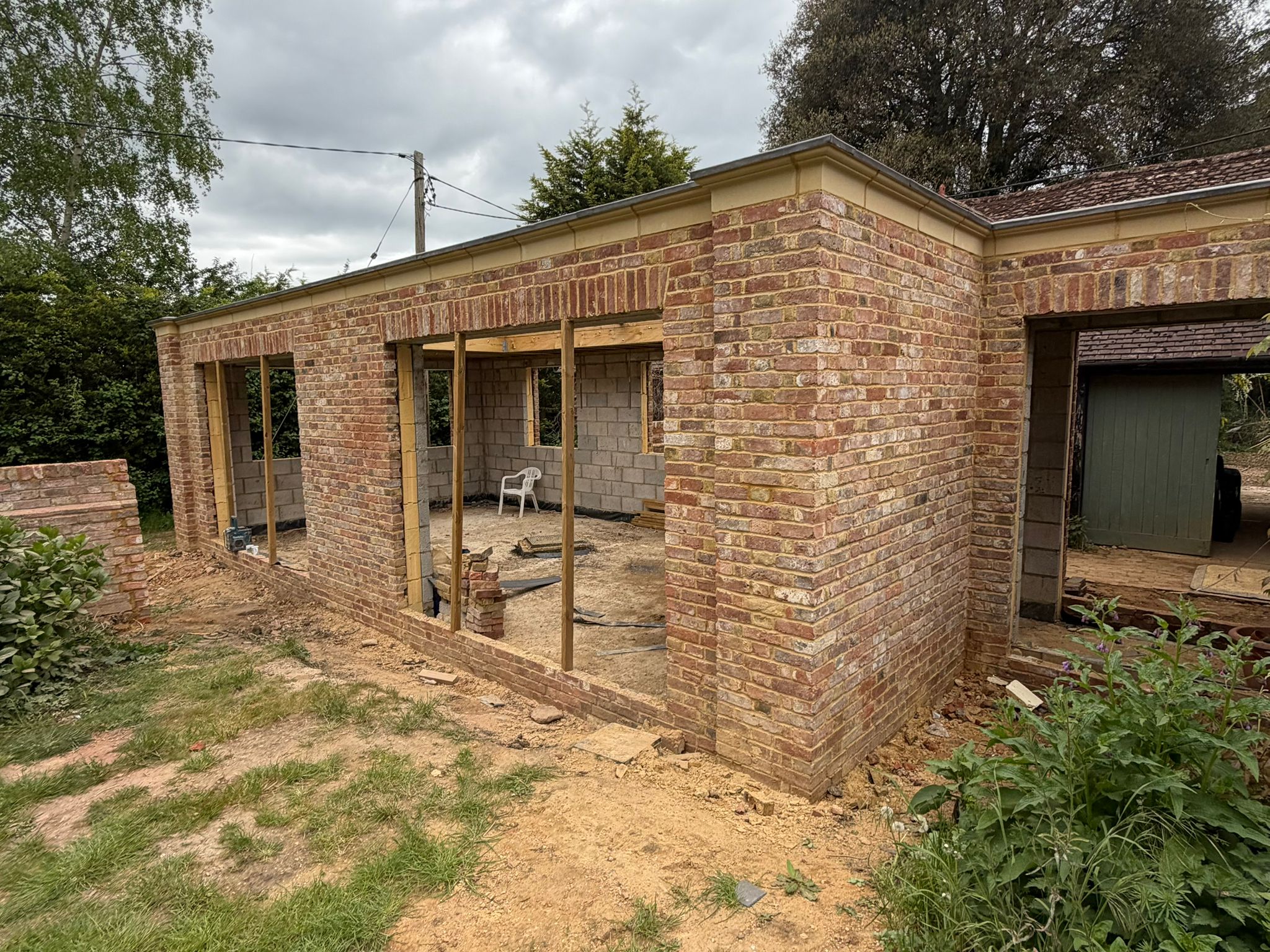 Garden brickwork