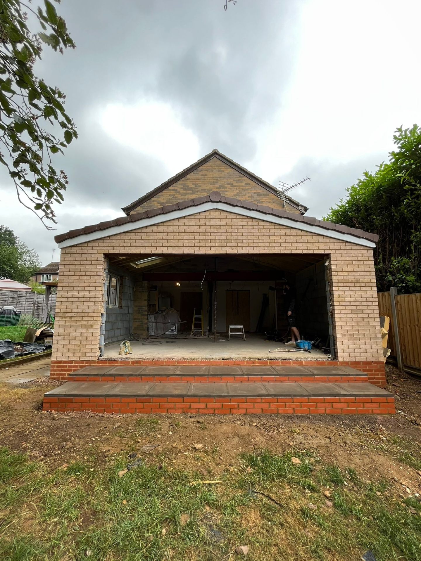 Extension & Wall Build — 04