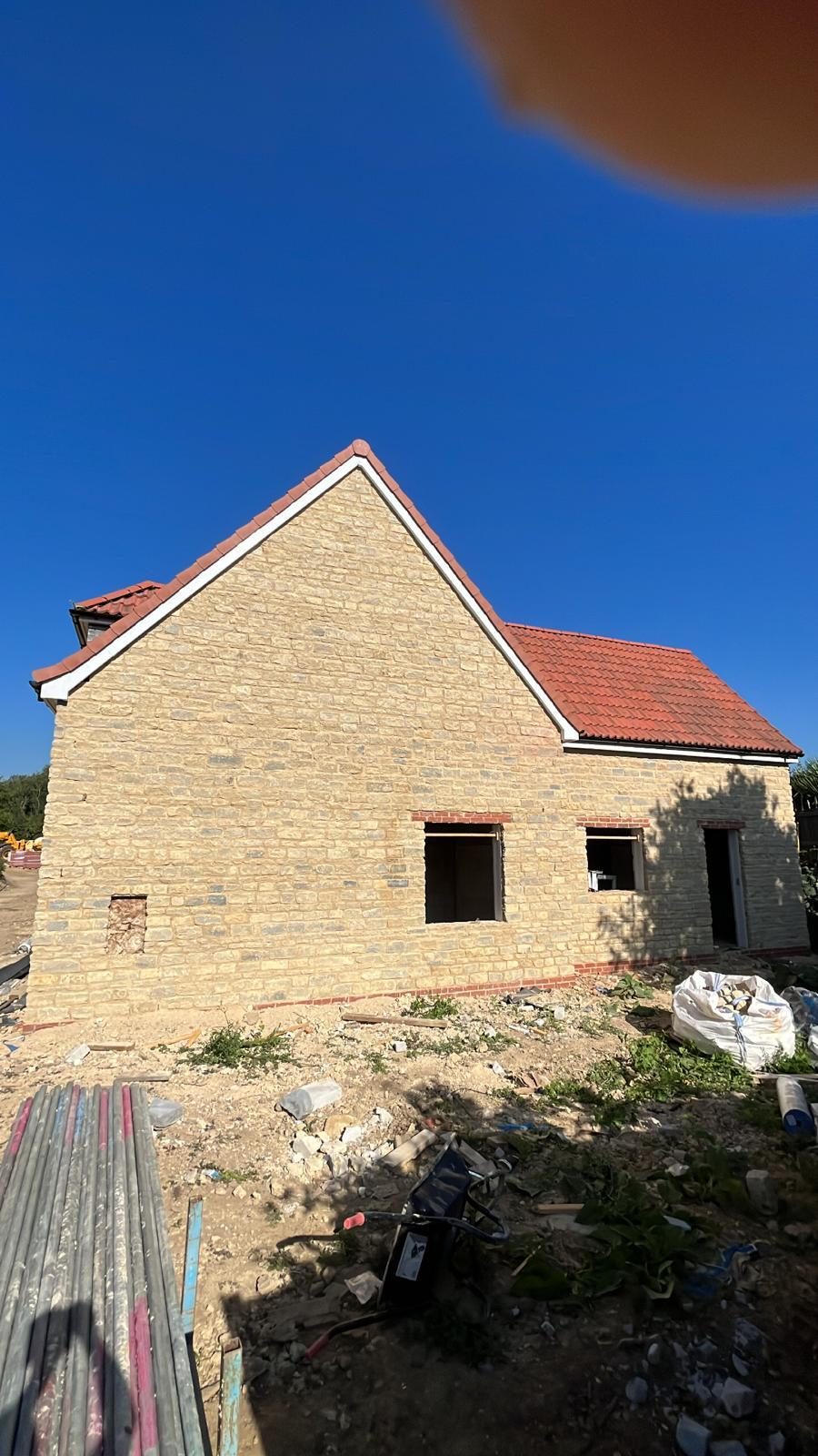 Stone New Build — 07 · Finished stone elevation