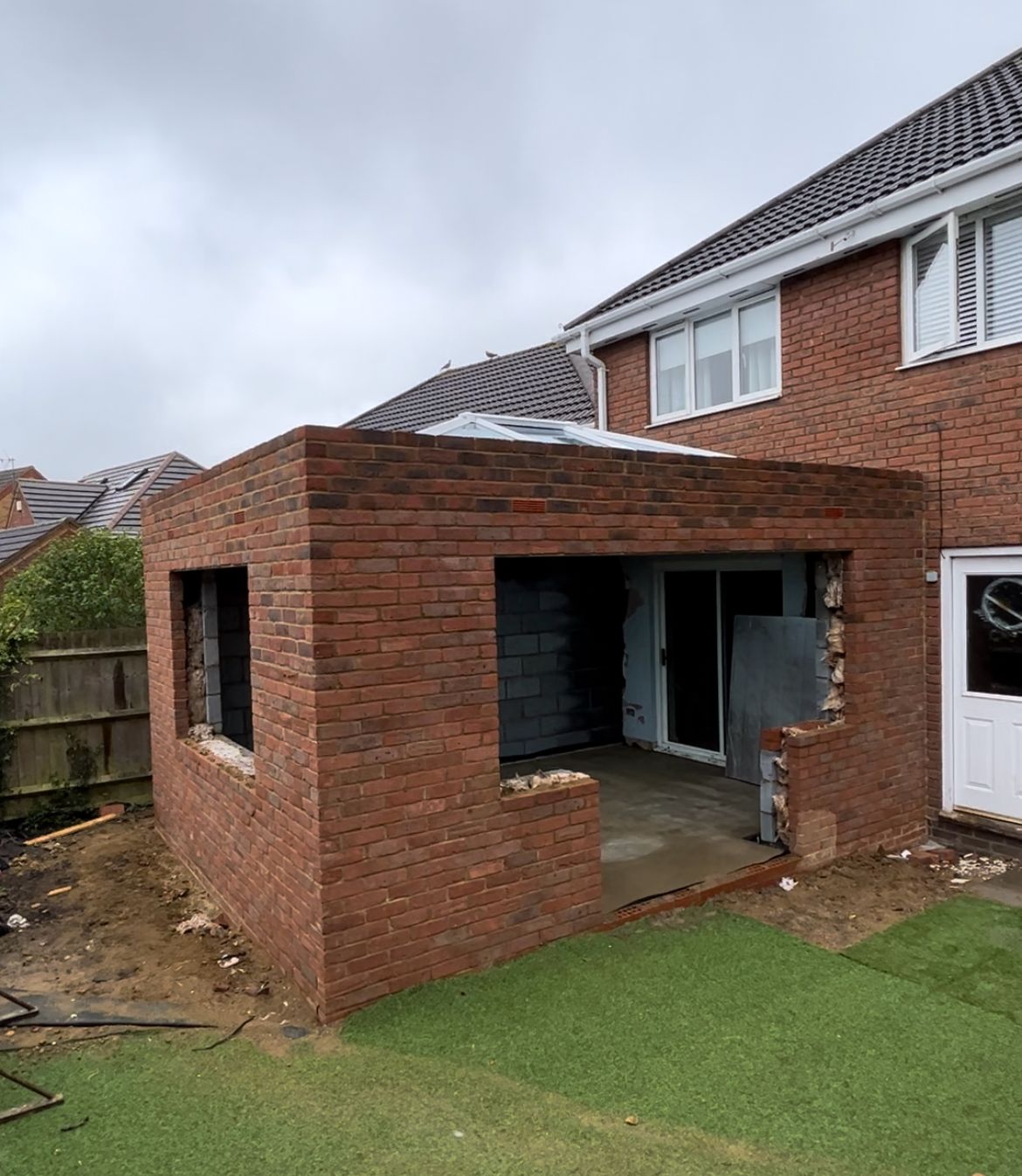 Extension & Wall Build — 05