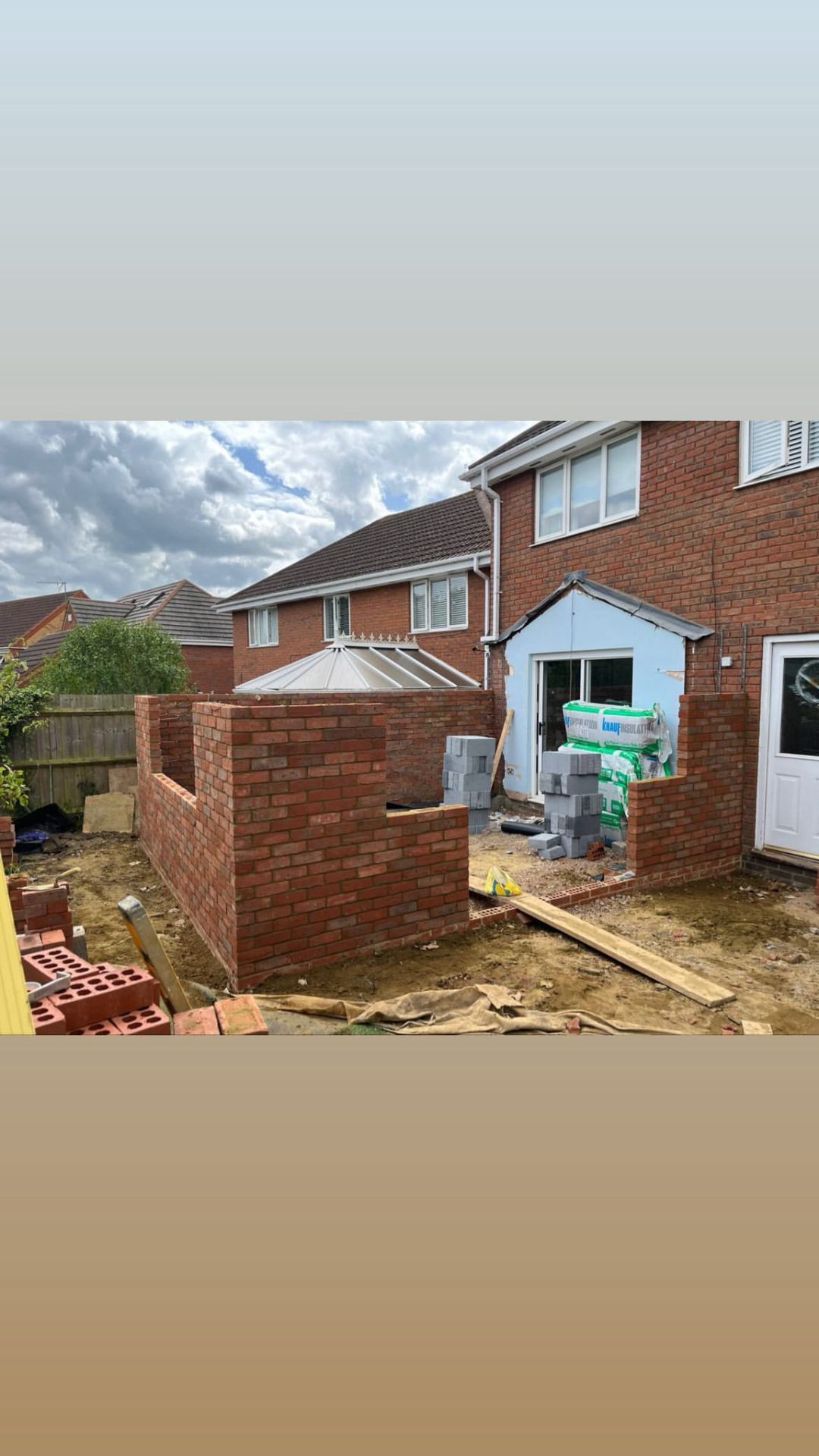 Extension & Wall Build — 07