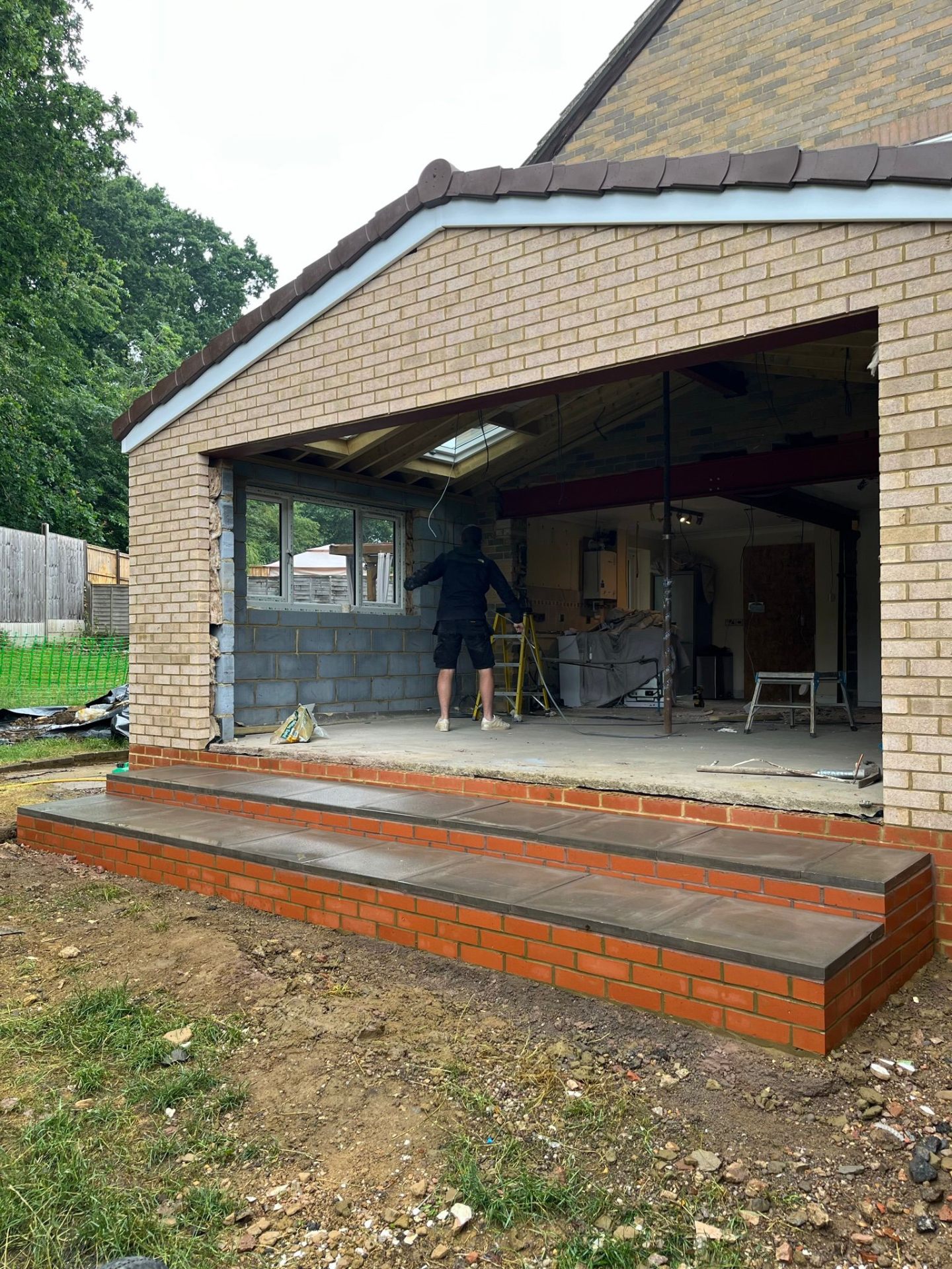 Extension & Wall Build — 01
